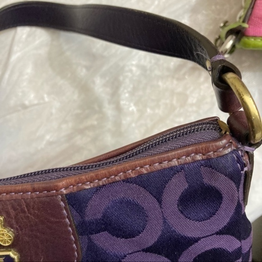 Coach Madison purple op c mini bag - Picture 6 of 14